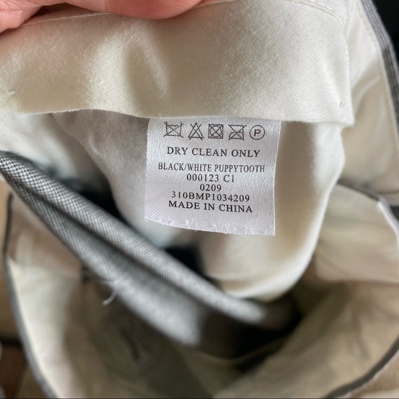 MENS T.M.LEWIN GREY 2PC SUIT SET SIZE 36 R /42 R BOTTOMS - Picture 12 of 14